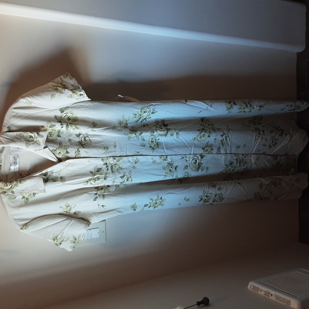 Floral Garden Party Button-Up Maxi Dress